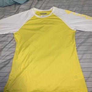 Columbia PGF Sun Protecting shirt yellow